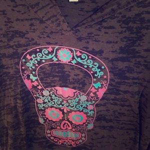 Day of the dead kettlebell hoodie